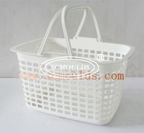 Plastic shopping basket mould