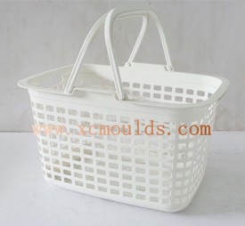 Plastic shopping basket mould