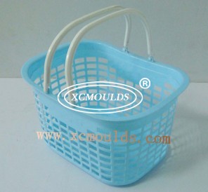 Plastic shopping basket mould