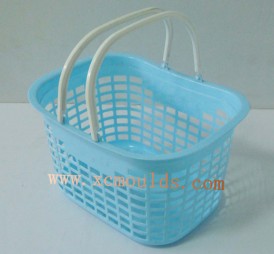 Plastic shopping basket mould